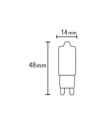 BOMBILLA LED CRYSTAL - G9 - 2,5W - 4000K - 250Lm